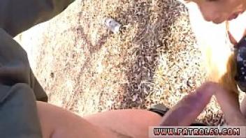 Classic outdoor and gangbang swallow border jumper puts out big time