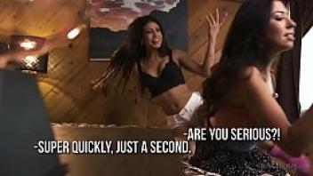 Kristen scott interrupts a lesbian sex